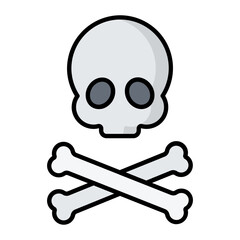 Danger Line Color Icon