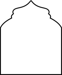 Islamic Arch frame, Islamic frame, Islamic border