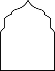Islamic Arch frame, Islamic frame, Islamic border