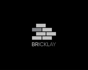 Brick logo design concept for planning and structure.