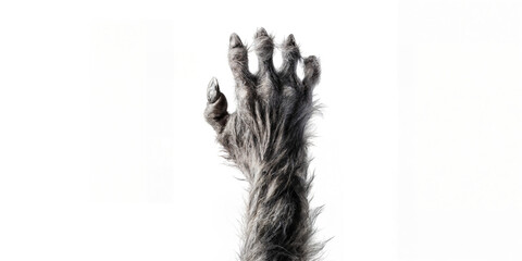 furry scary monster  werewolf paw © Julya