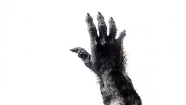 furry scary monster  werewolf paw