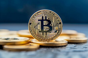 Moeda Brilhante de Bitcoin, Investindo na Criptomoeda Mais Valiosa