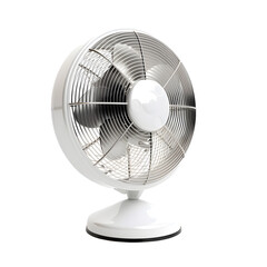 Electric fan isolated on white png transparent background - obrazy, fototapety, plakaty