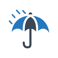 Raining vector icon