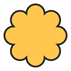 Yellow Sparkle Retro 