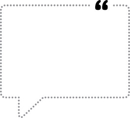 Quote Box Dotted Frame Template