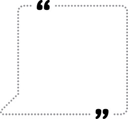 Quote Box Dotted Frame Template