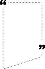 Quote Box Dotted Frame Template