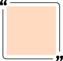 Fototapeta premium Quote Box Frame Template