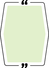 Quote Box Frame Template