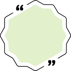 Quote Box Frame Template