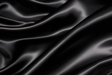 Fototapeta premium black satin silk background