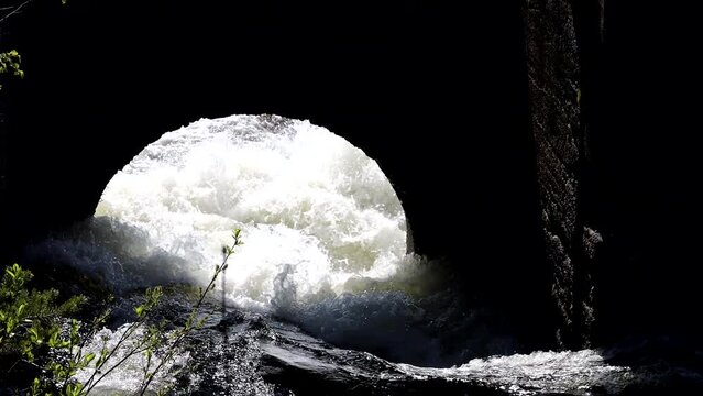 Storforsen, Sweden The Storforsen river rapids on the Pitea River in the Norrbotten region.