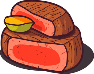 Traditional Brazilian Cuisine Rodizio Sliced Steak