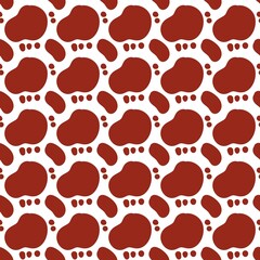 abstract seamless pattern. bloody cartoon illustration
