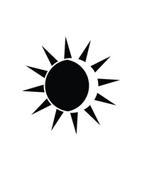 sun icon, vector best flat icon.