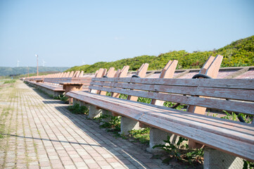 Obraz premium 世界一長いベンチ