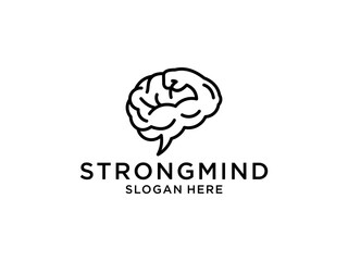 modern strong mind logo