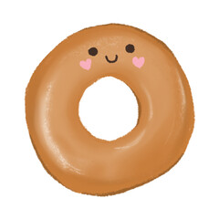 Glazed Donuts with Face
