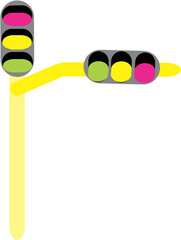 Fototapeta premium icon traffic sign