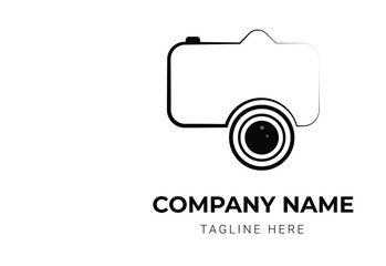 Abstract Camera logo design template 