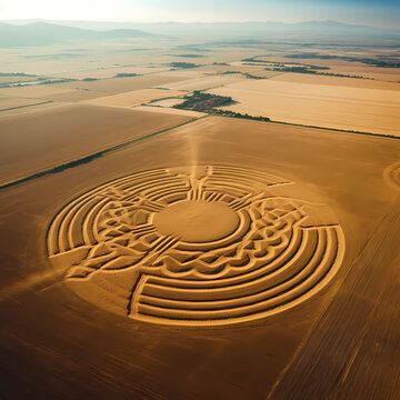 Symphonic Patterns in Wheat Fields: The Enigma of Crop Circles