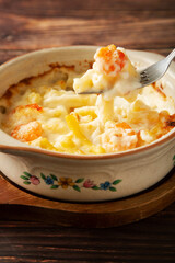 マカロニエビグラタン