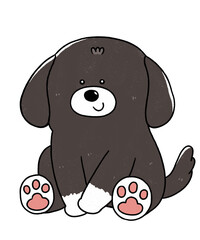 Cute dog doodle