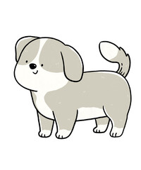 Cute dog doodle