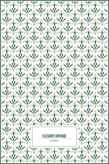 Fototapeta premium elegant vintage pattern for old vintage wallpaper