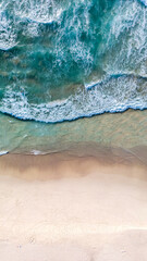 waves on the beach