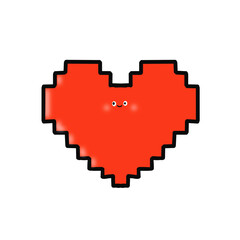 pixel heart pixel