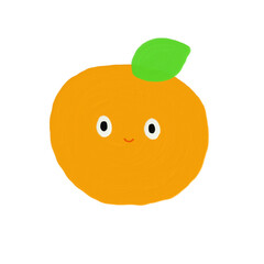 funny orange fruit