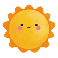 Cute Sun smiley face