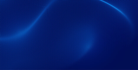 futuristic abstract dotted background in dynamic motion