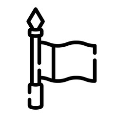 flag Line Icon