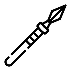 spear Line Icon