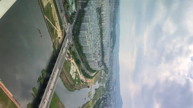 Daejeon, South Korea - May 2023 : Cityscape of Daejeon
