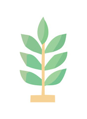 Nature growth symbolized by ornate tree