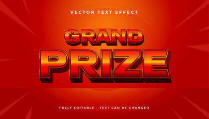 3D Metallic Red Text Effect Typography