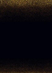 Luxury Gold Dust Abstract Sparkly Feame Border Background 