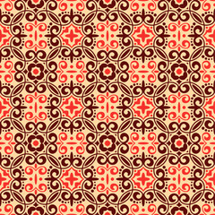 Seamless batik pattern background