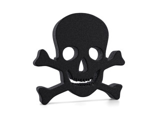 Plastic skull symbol