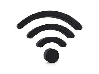 Plastic wifi symbol