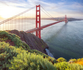 Golden Gate Bridge over San Francisco Bay