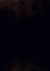 Luxury Gold Dust Abstract Sparkly Feame Border Background 