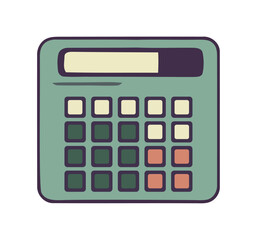 Calculate success with finance technology icon