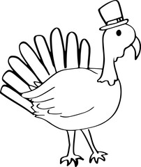 turkey Sketch Thanksgiving