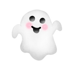 Halloween costumes ghost watercolor 
